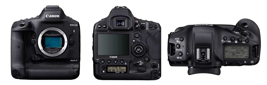Canon 1Dx Mark III - Vistas de cámara